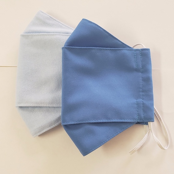 Trendy Jewels Accessories - NEW! Light Blue Sky Blue Face Masks with Pocket